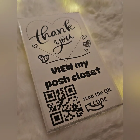 50 Large 3x5 Qr Code Stickers - Picture 1 of 1